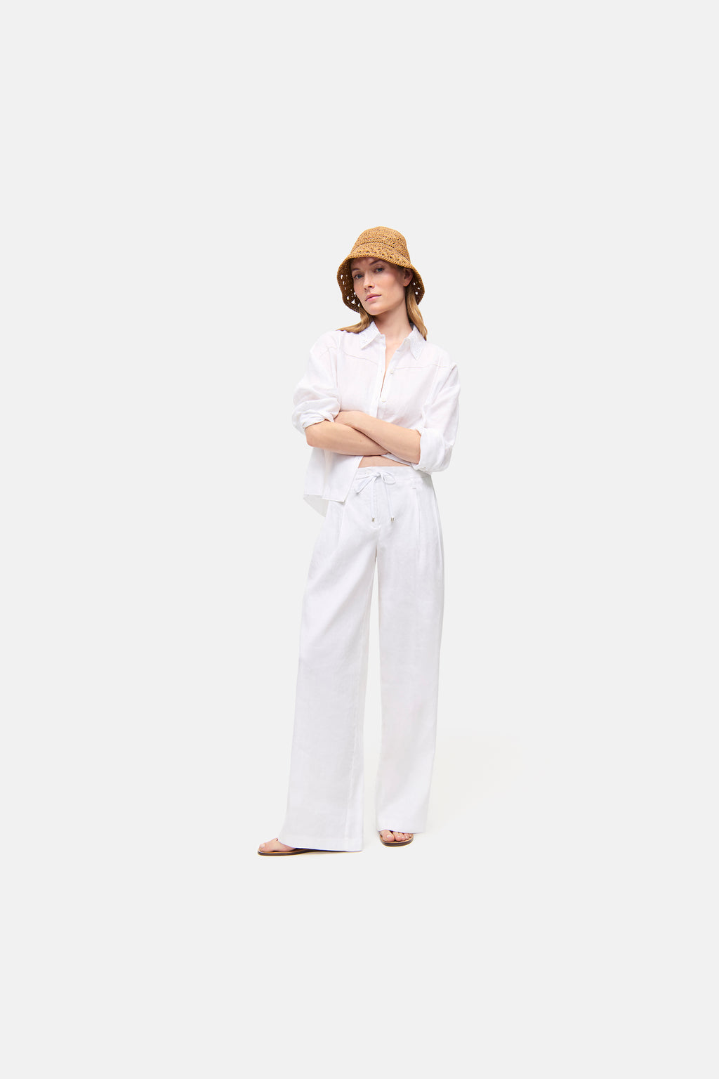 Cambio, Addison Pure White Trousers