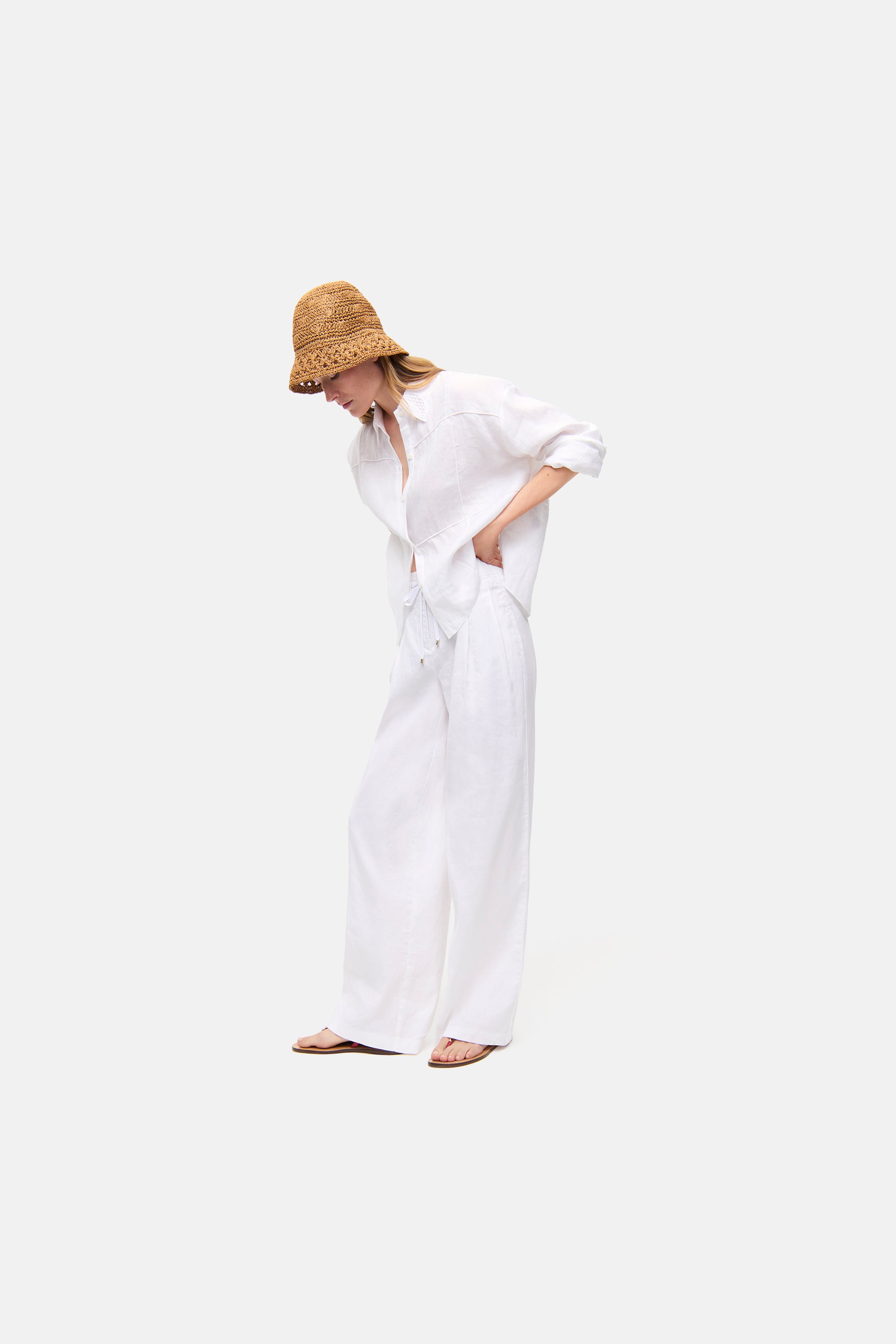 Cambio, Addison Pure White Trousers