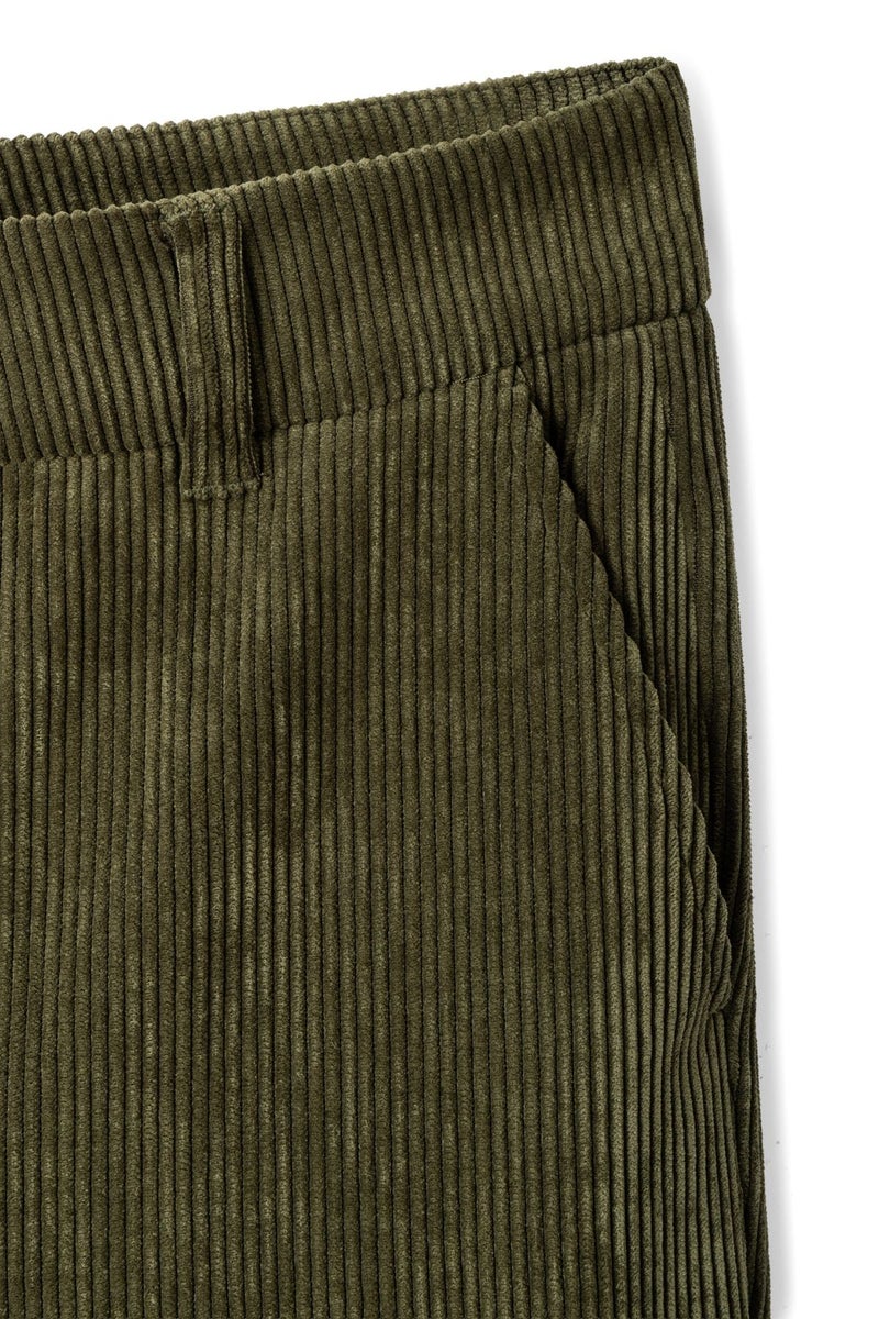 Cambio Amelie samettihousut olive mission