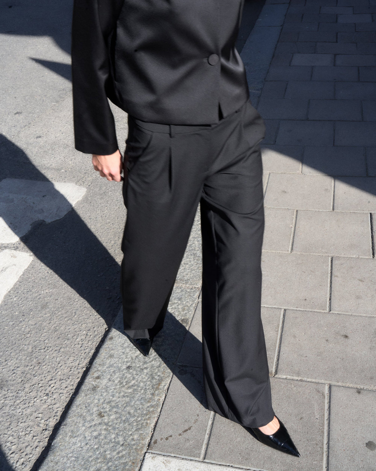 Ingrid Wool Trousers Black