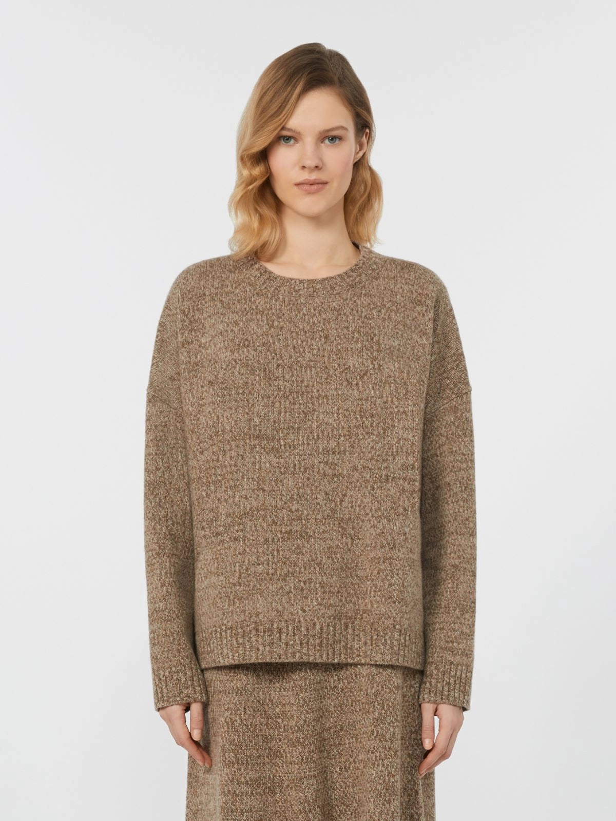 Weekend Max Mara, Sibari Wool Sweater, Hazelnut Brown