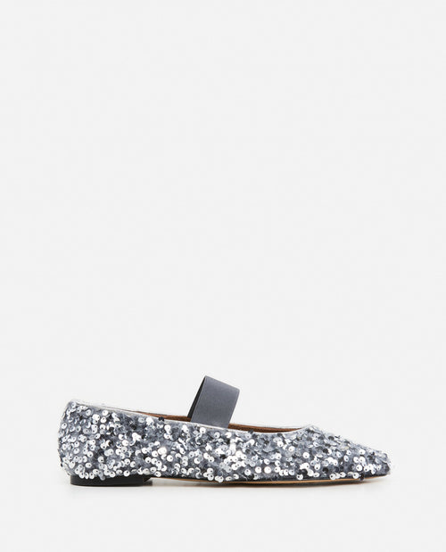 Bree Sequins Stone Grey