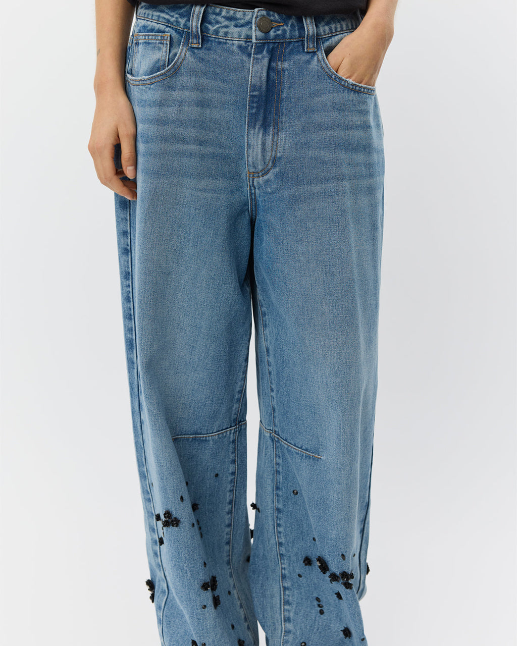 HAVANASW BARREL JEANS - Denim blue