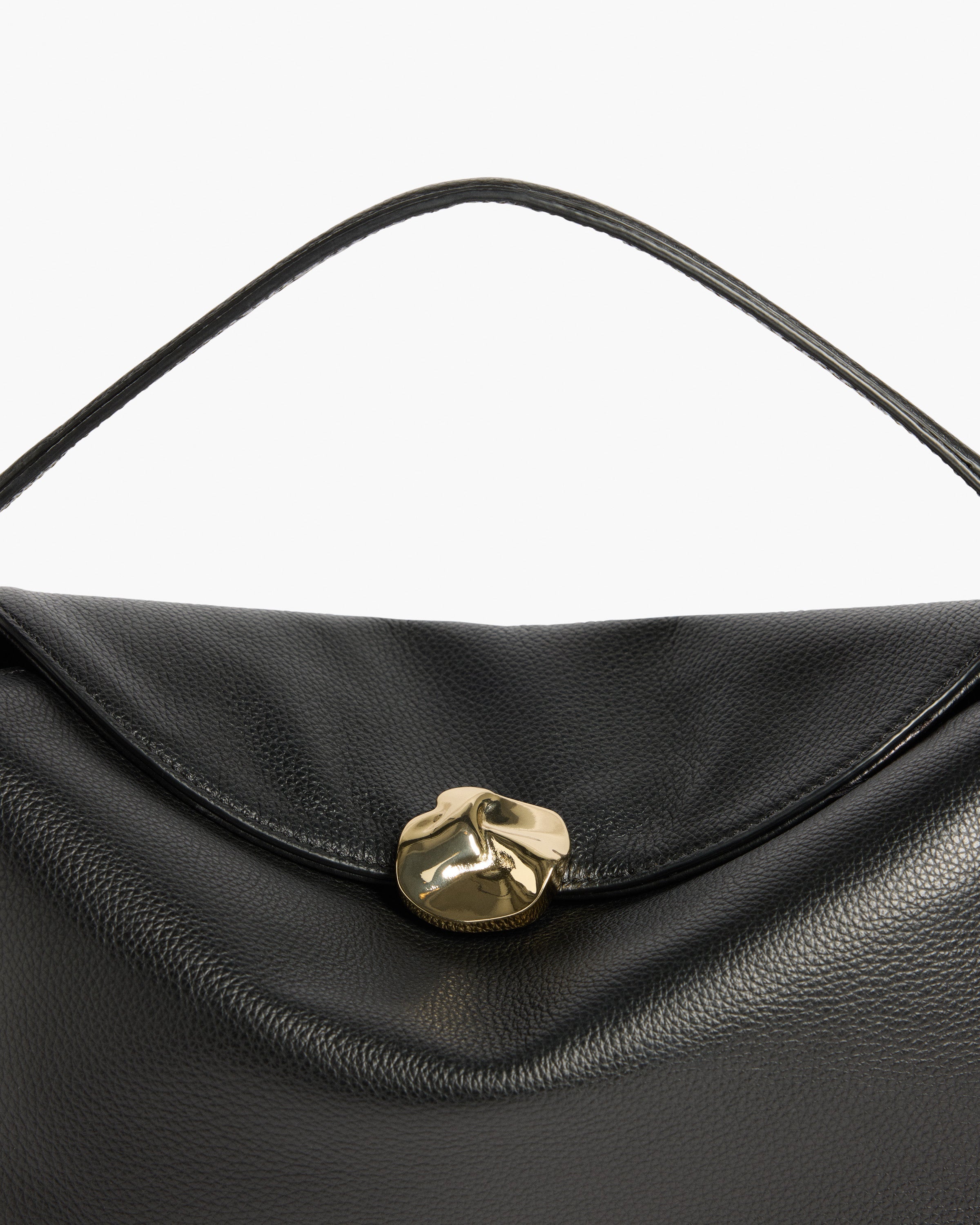 Hanna Grande Bag Grained Leather Black