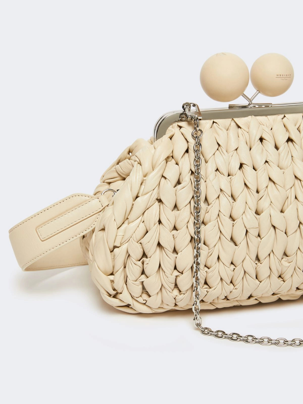 Weekend Max Mara, Libero Pasticcino Medium Nappa Leather Bag