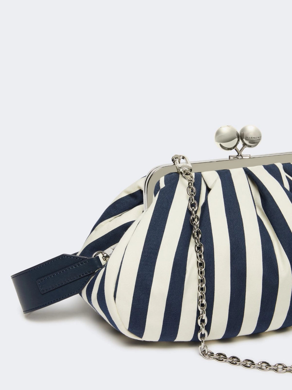 Weekend Max Mara, Gerusia Pasticcino Striped Cotton Bag