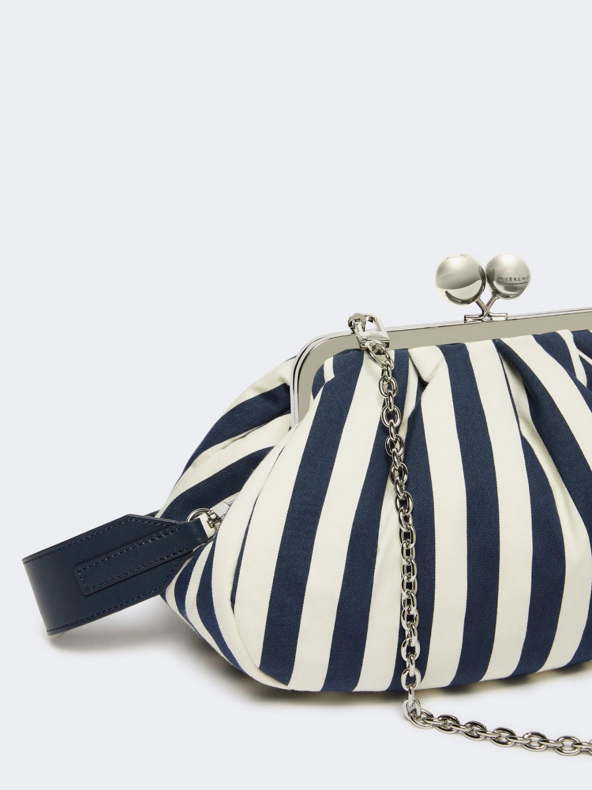 Weekend Max Mara, Gerusia Pasticcino Striped Cotton Bag