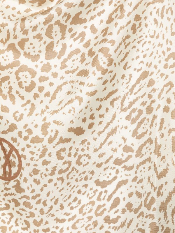 Le Scarf, Leo Cream & Beige, 50x50cm