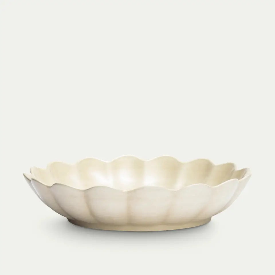 Mateus, Oyster-kulho 31cm Sand