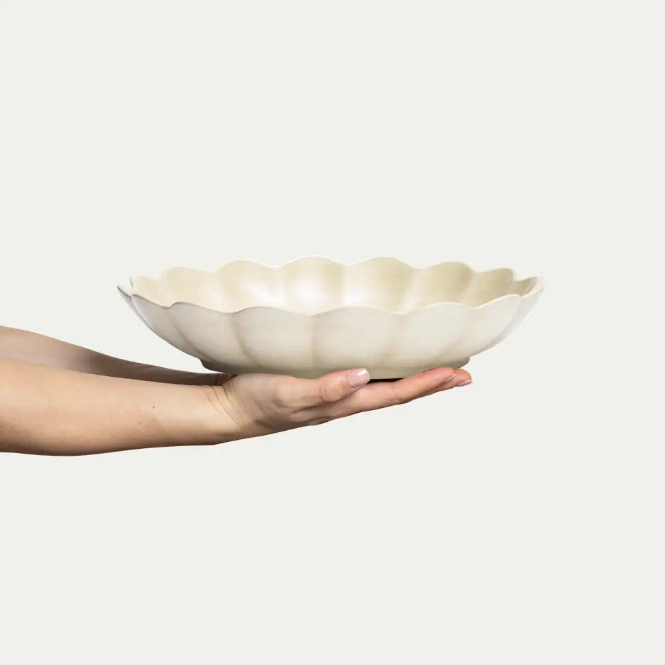 Mateus, Oyster-kulho 31cm Sand