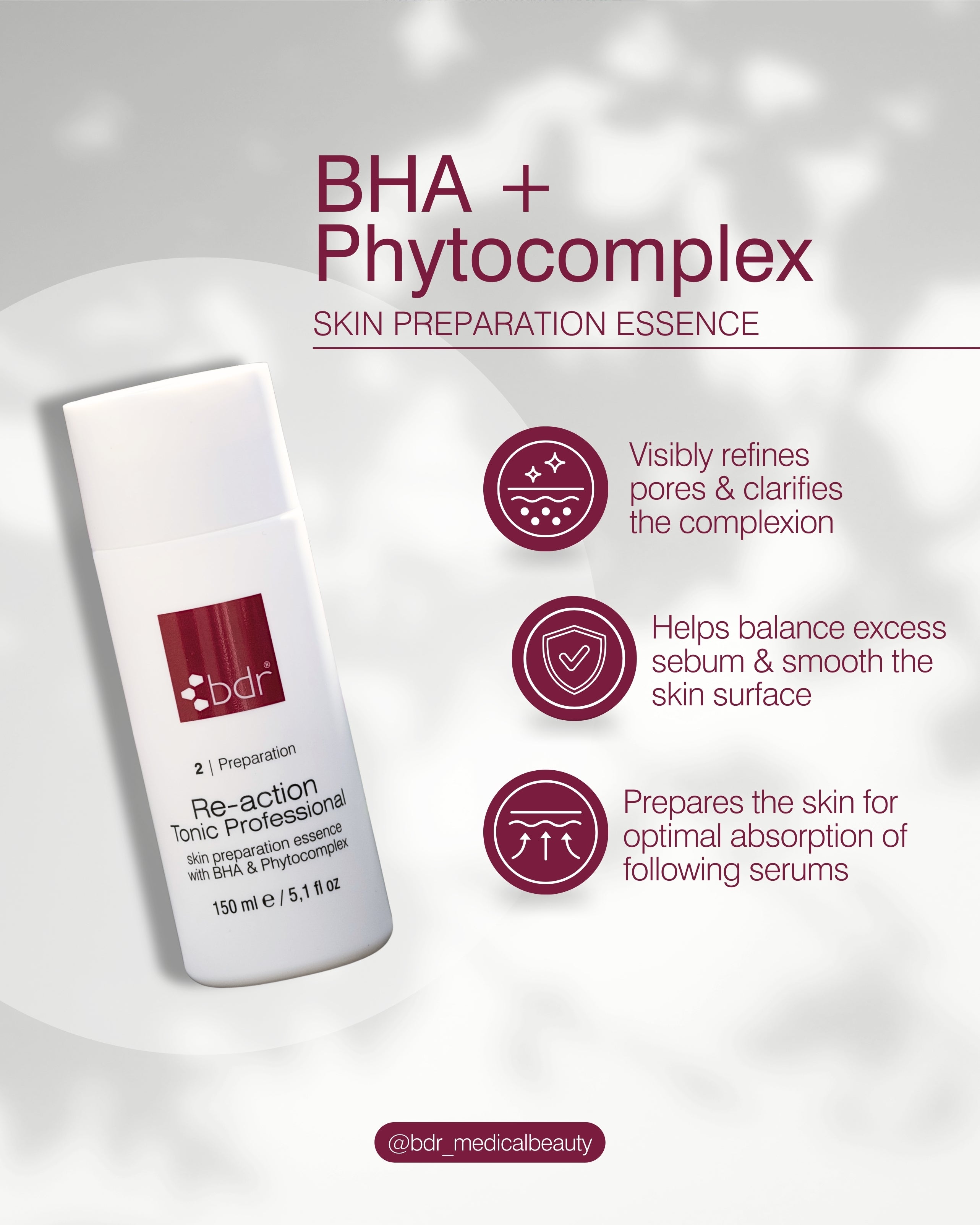 BDR, Re-Action Tonic Professional ihon valmisteluneste