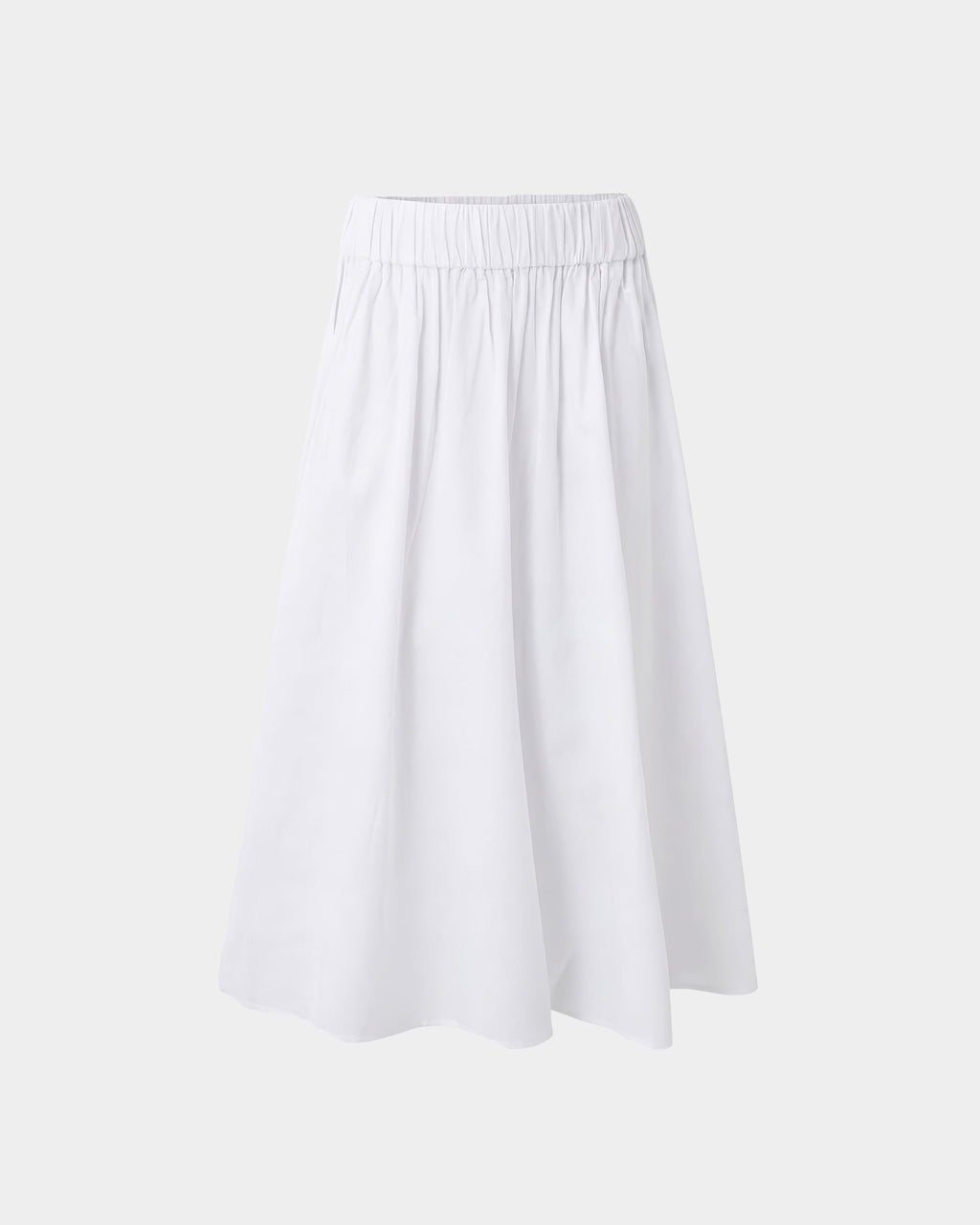 Marville Road, The Cleo Cotton Skirt, Crispy White