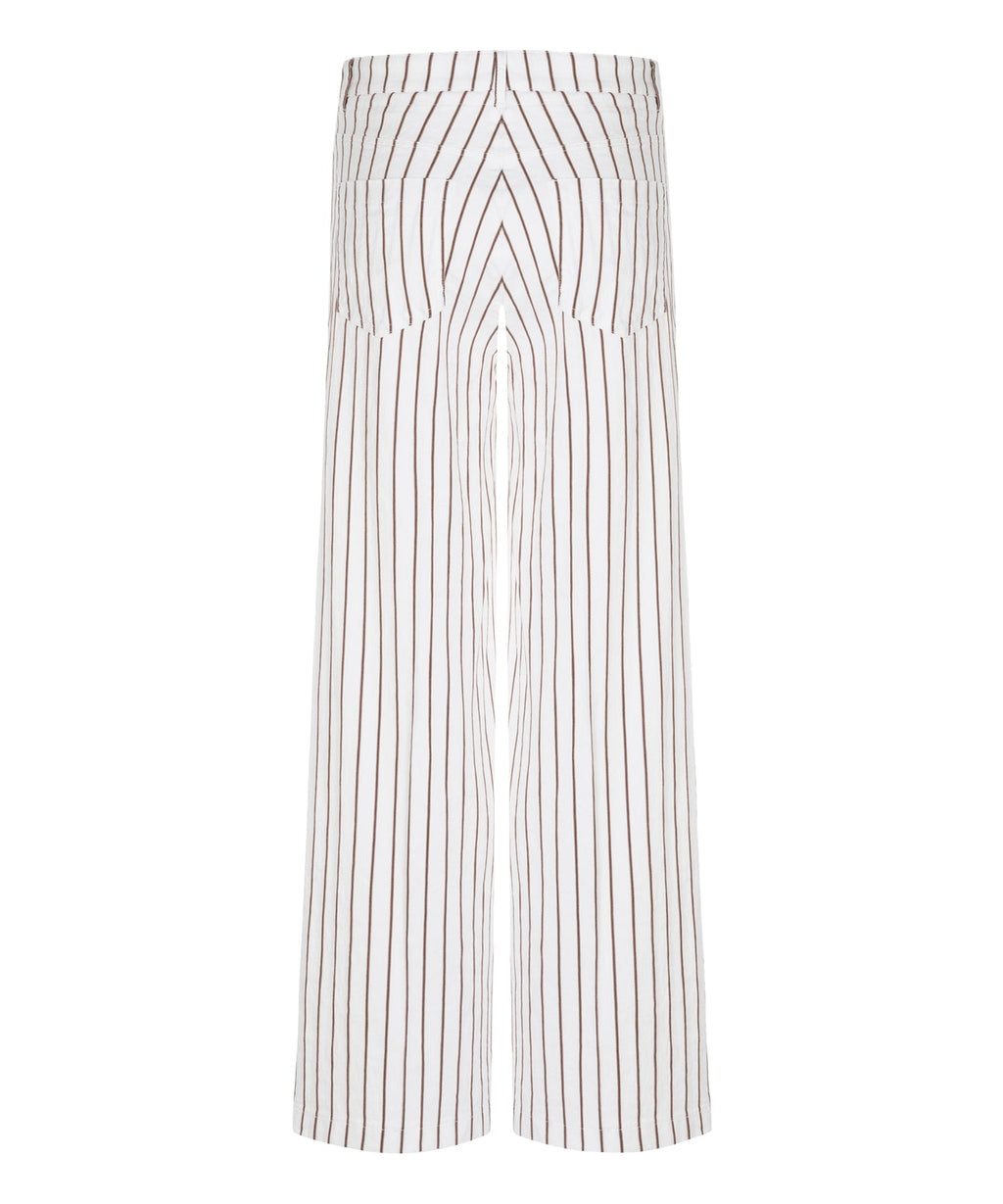 Cambio, Adrienne Housut Stripe Linen