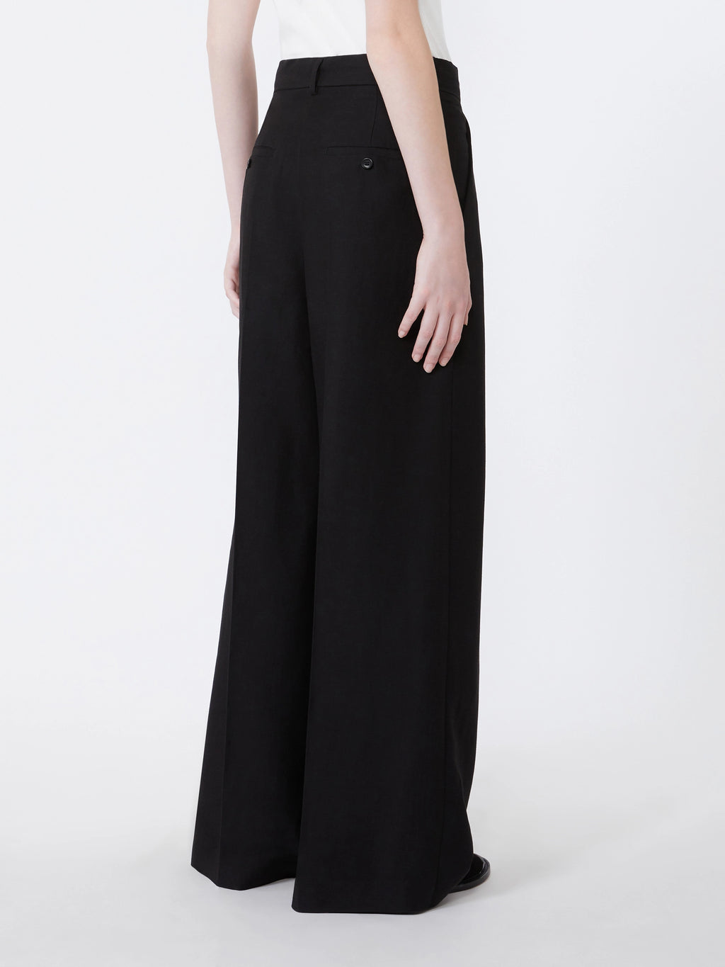 Weekend Max Mara, Valiero Viscose and Linen Trousers