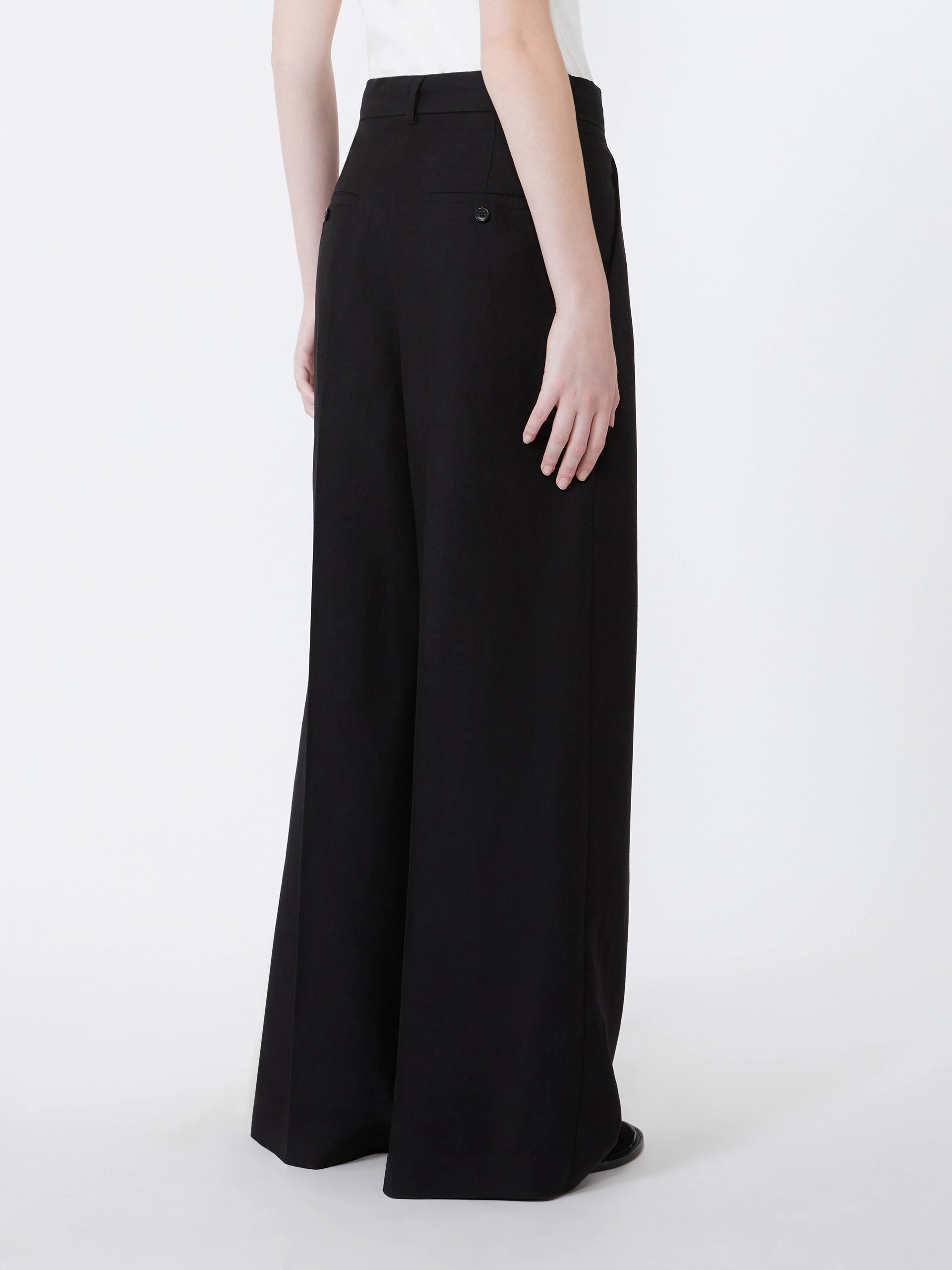 Weekend Max Mara, Valiero Viscose and Linen Trousers