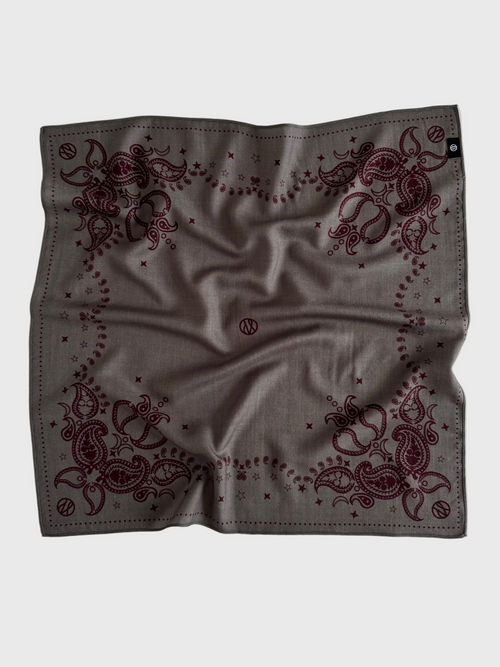 Lescarf, Two sided Wool Scarf, Taupe