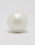 Balmuir, Velvet ball candle Pearl 12cm