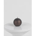 Balmuir, Velvet ball candle 10cm Truffle Brown