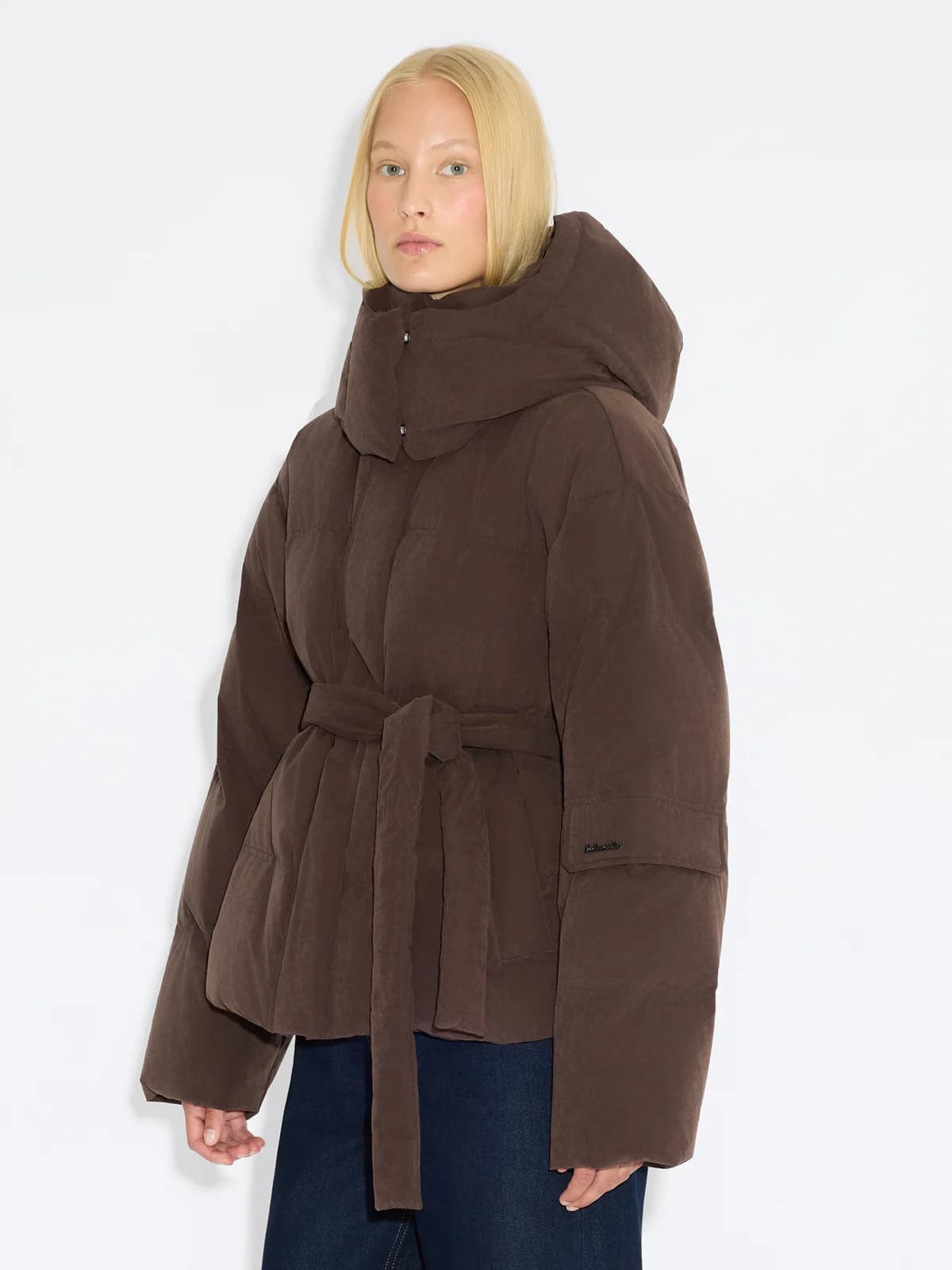 Steilia Brushed Down Jacket, Holzweiler