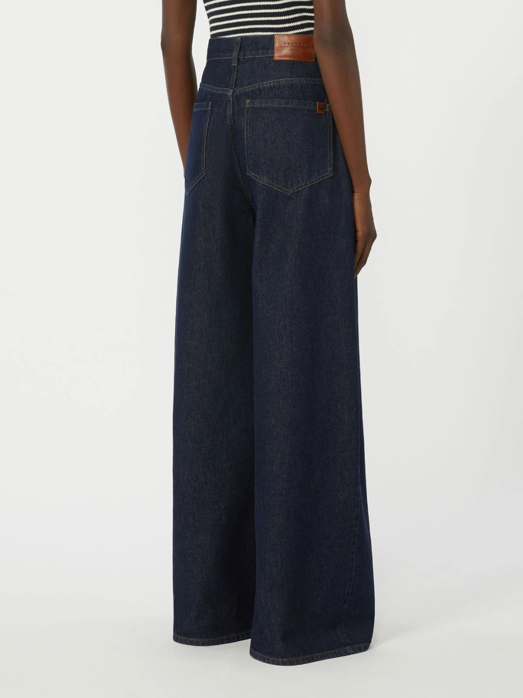 Weekend Max Mara, Tabella Wide-leg Jeans Navy