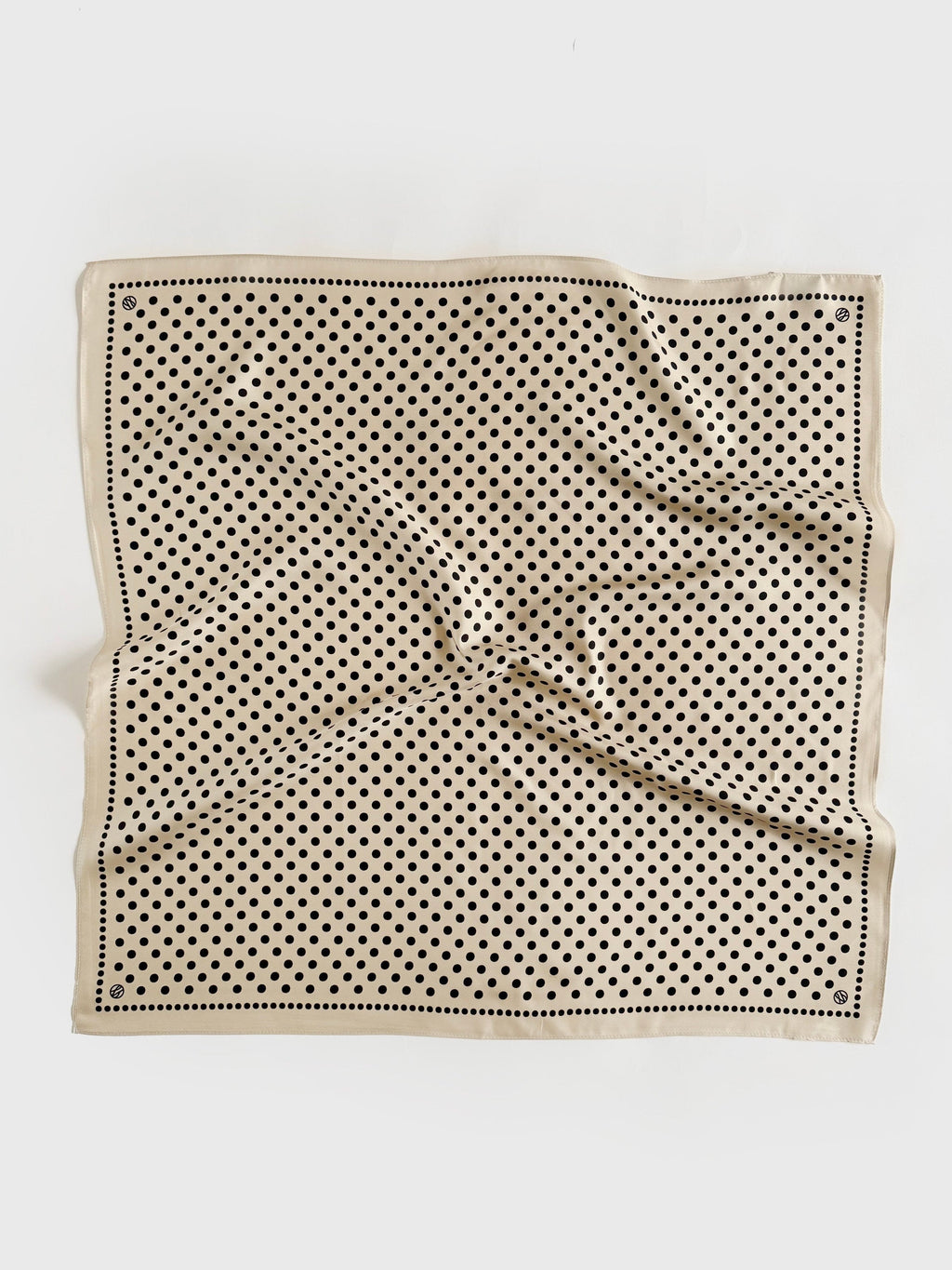 POLKADOT SCARF | SAND | 65 CM