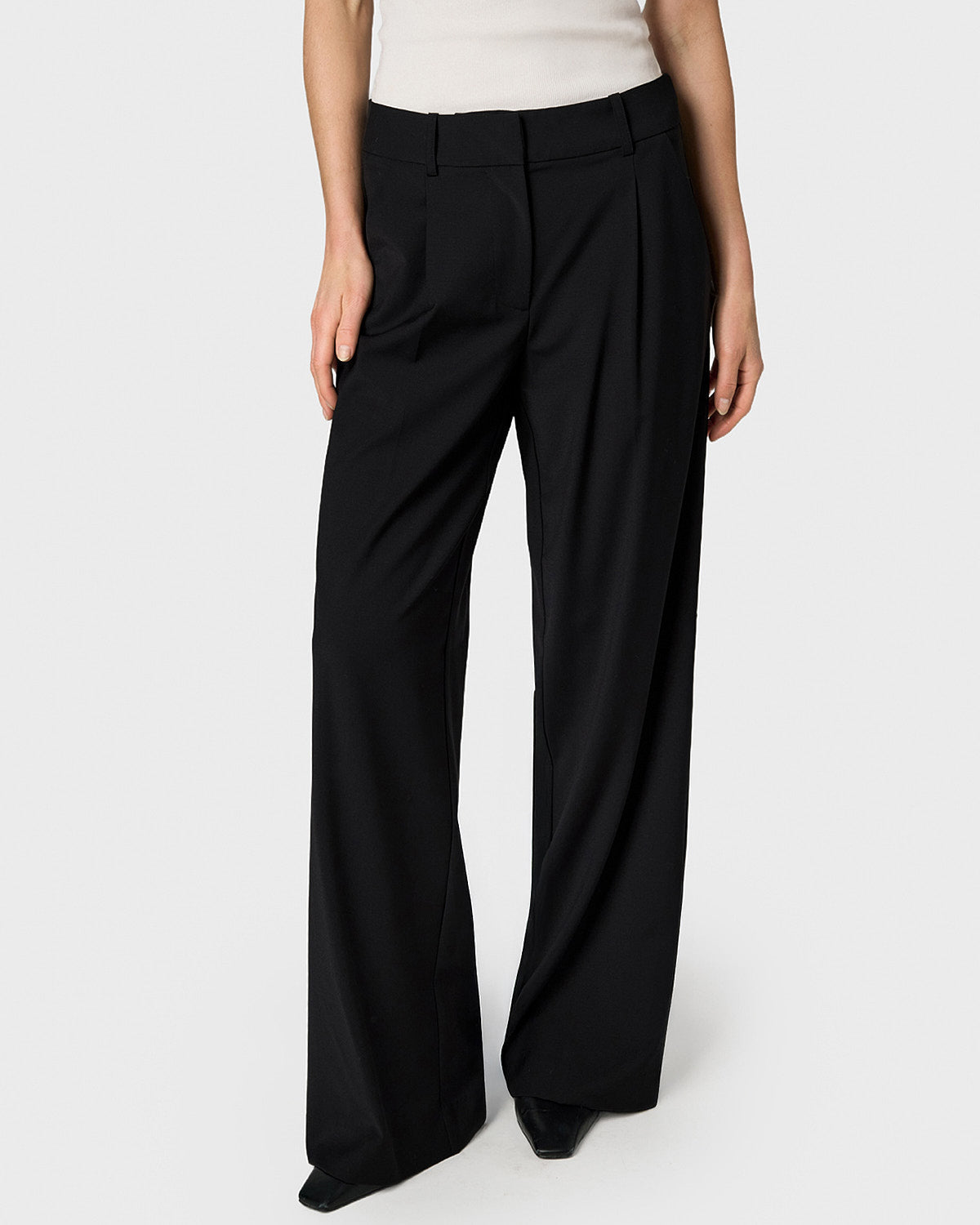Ingrid Wool Trousers Black