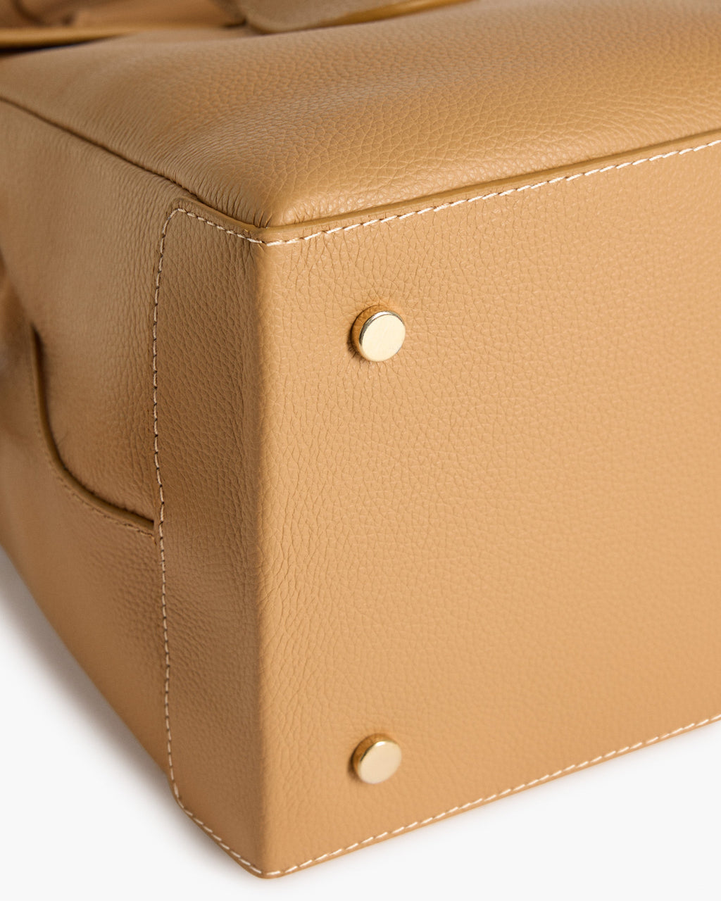 Lydia Tote Bag Grained Leather Cognac