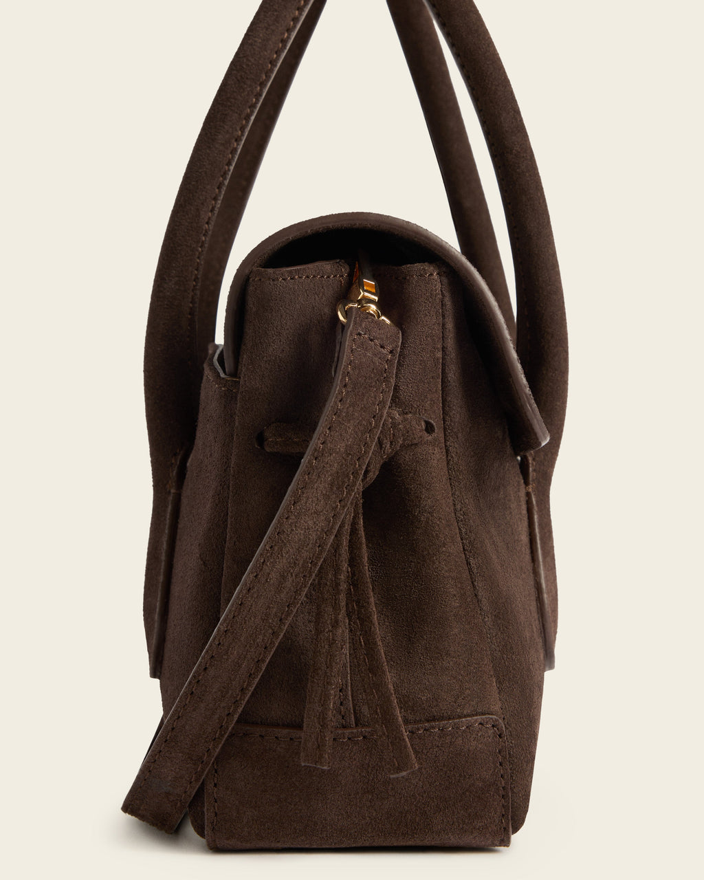 Lydia Mini Bag Suede Chocolate