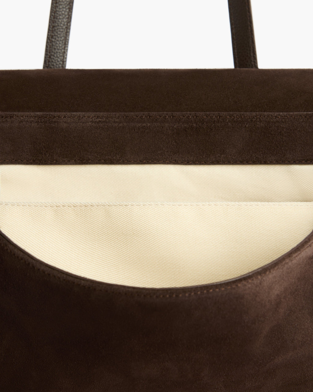 Lydia Tote Bag Suede Chocolate
