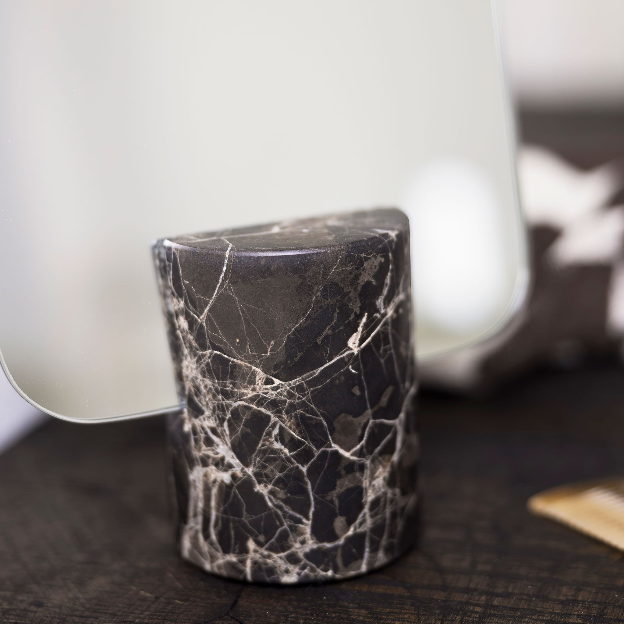 MARBLE mirror, Brown