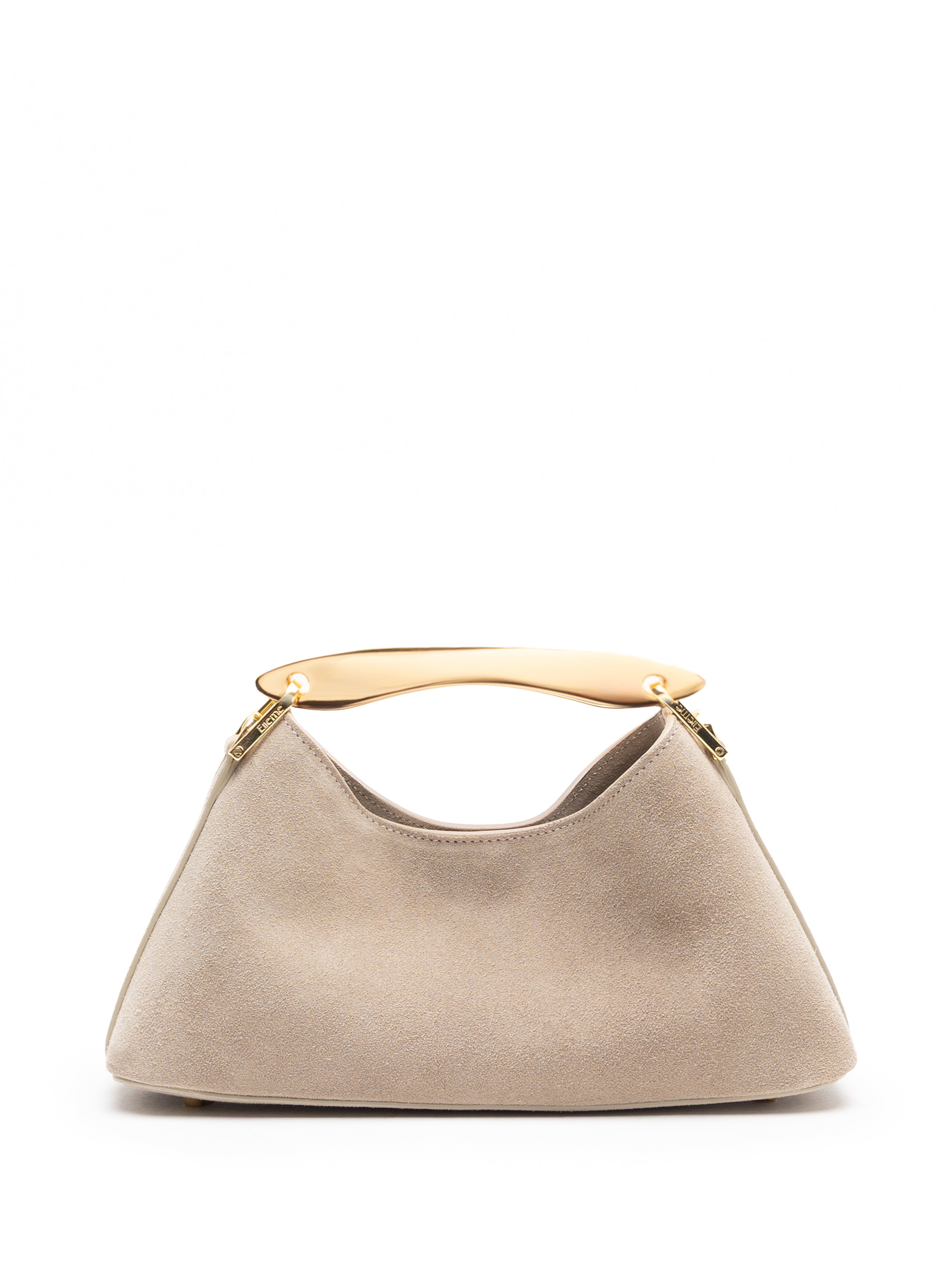 Mini Boomerang Suede Earth - Gold