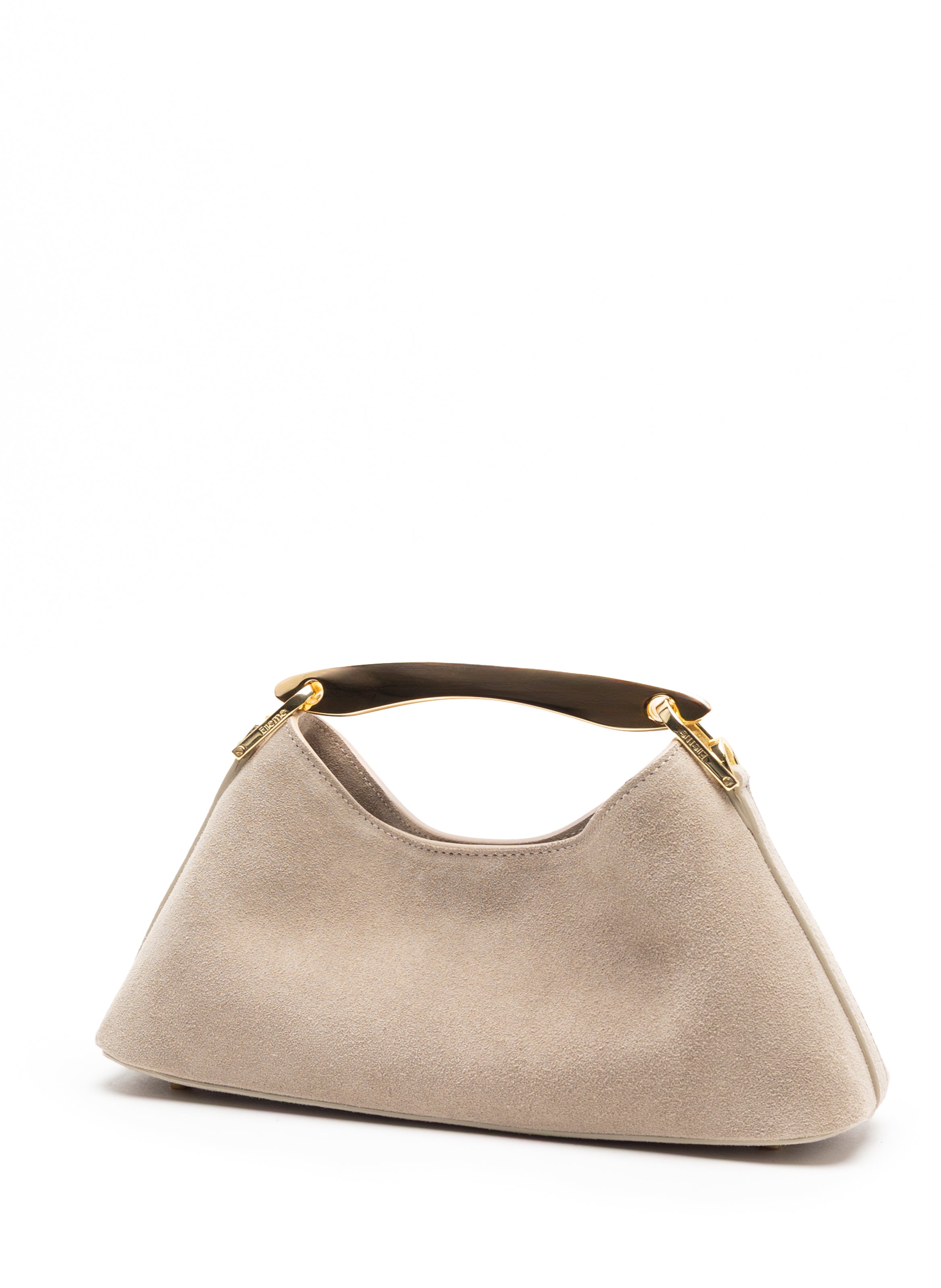 Mini Boomerang Suede Earth - Gold