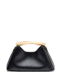 Mini Boomerang Leather Black - Gold