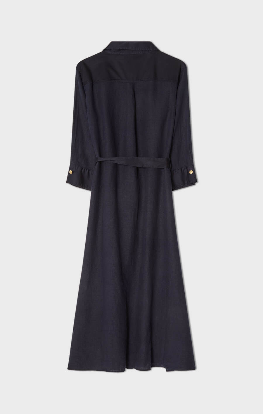 Nala Linen Midi Dress Marine