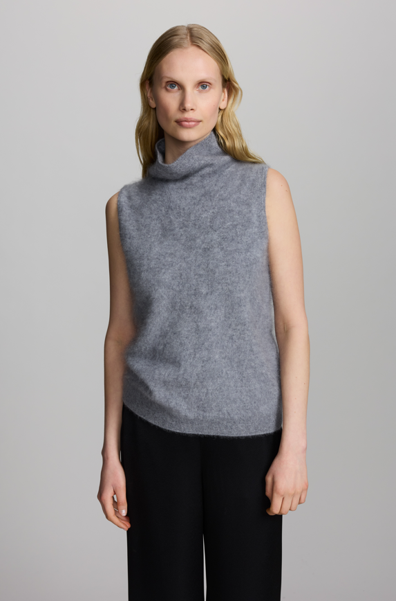 Rivoli Cashmere Knit Top, Balmuir