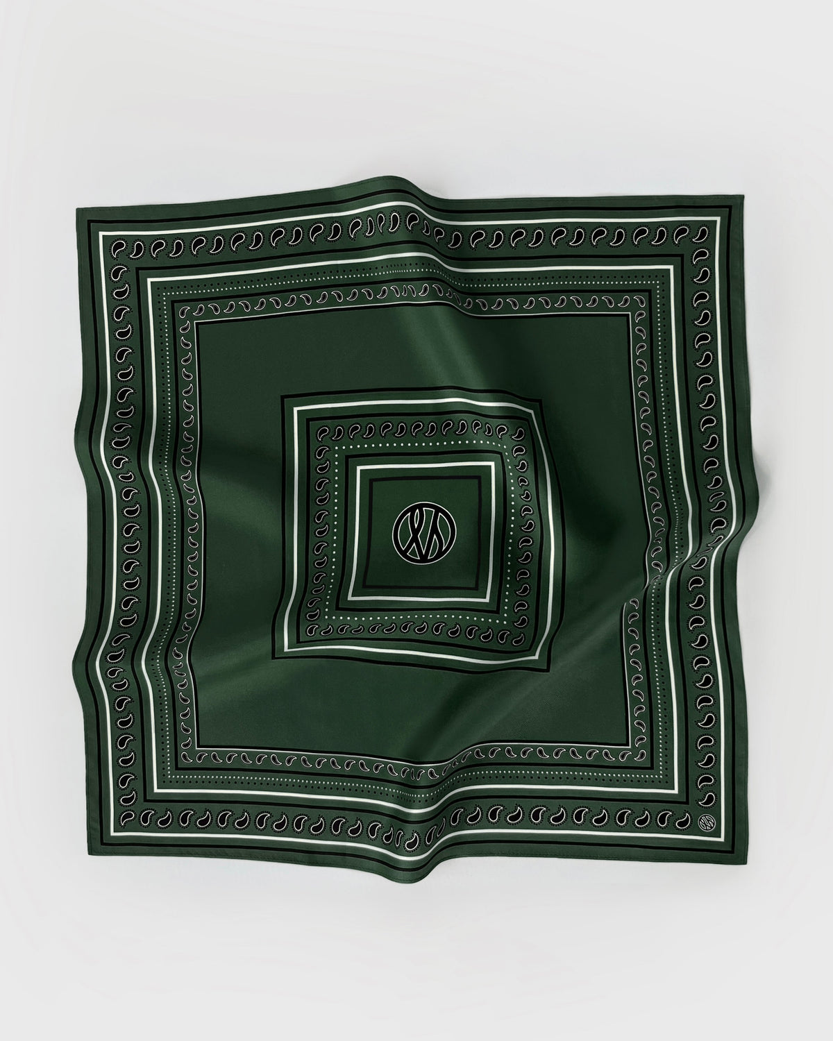 PAISLEY SCARF | GREEN | 50 CM
