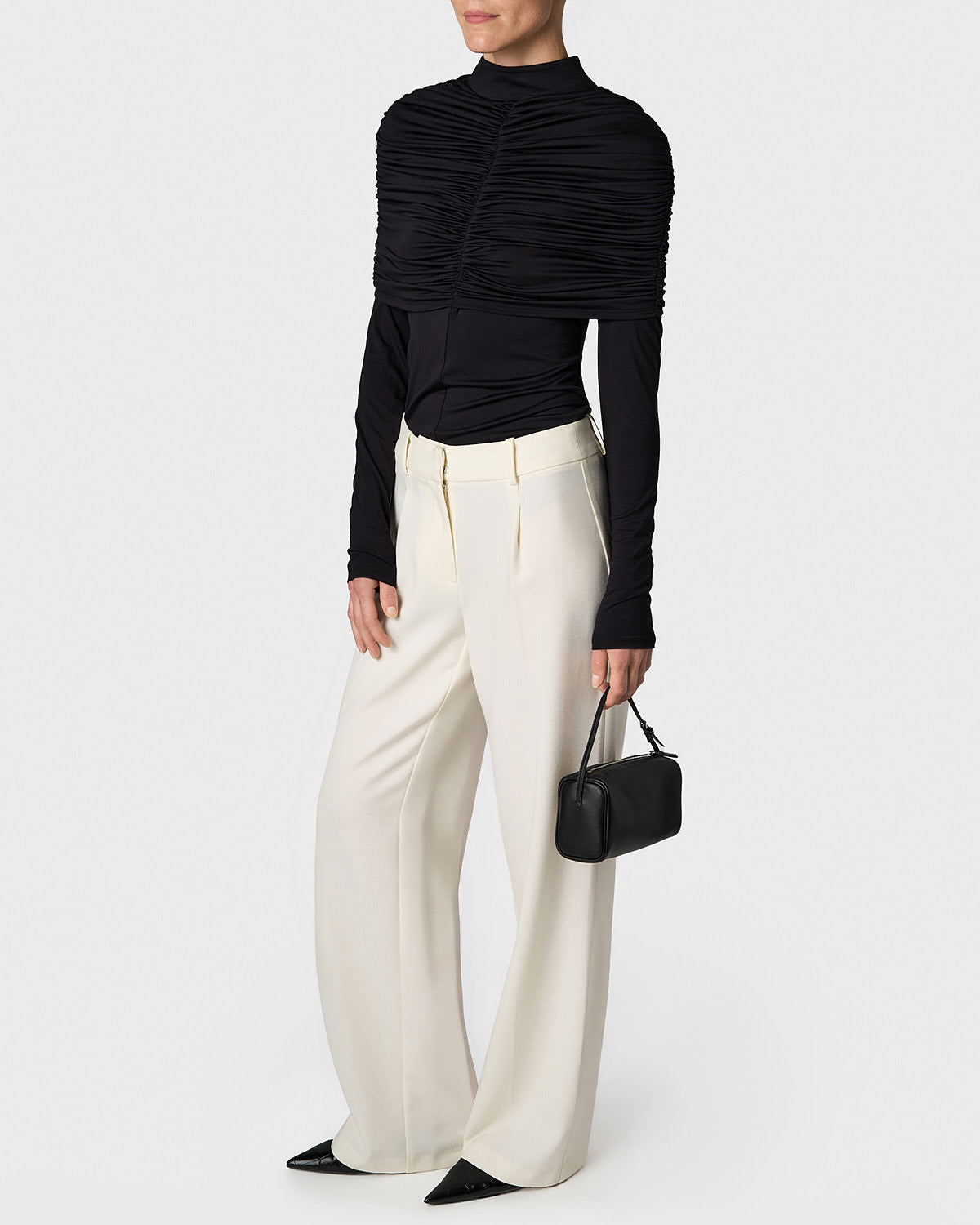 Ingrid Wool Trousers Creme