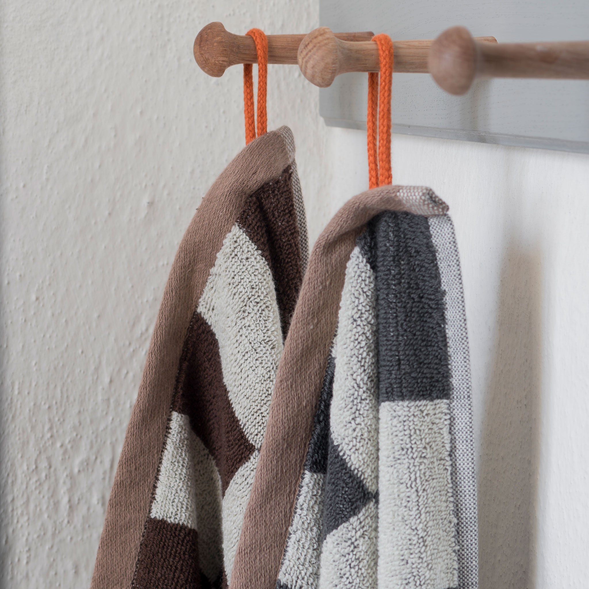 RETRO towel, Chocolate