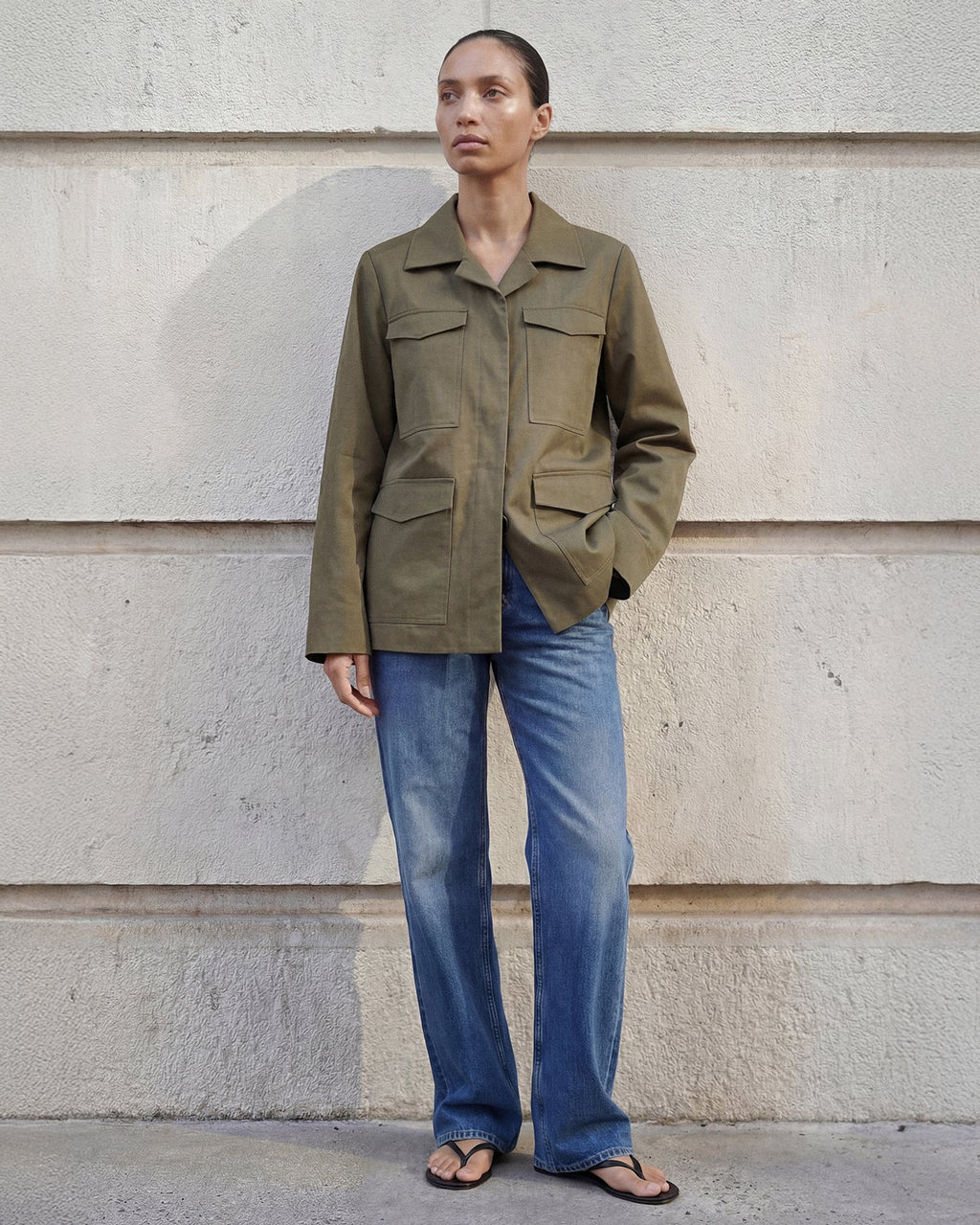 The Riley Cotton Army Jacket