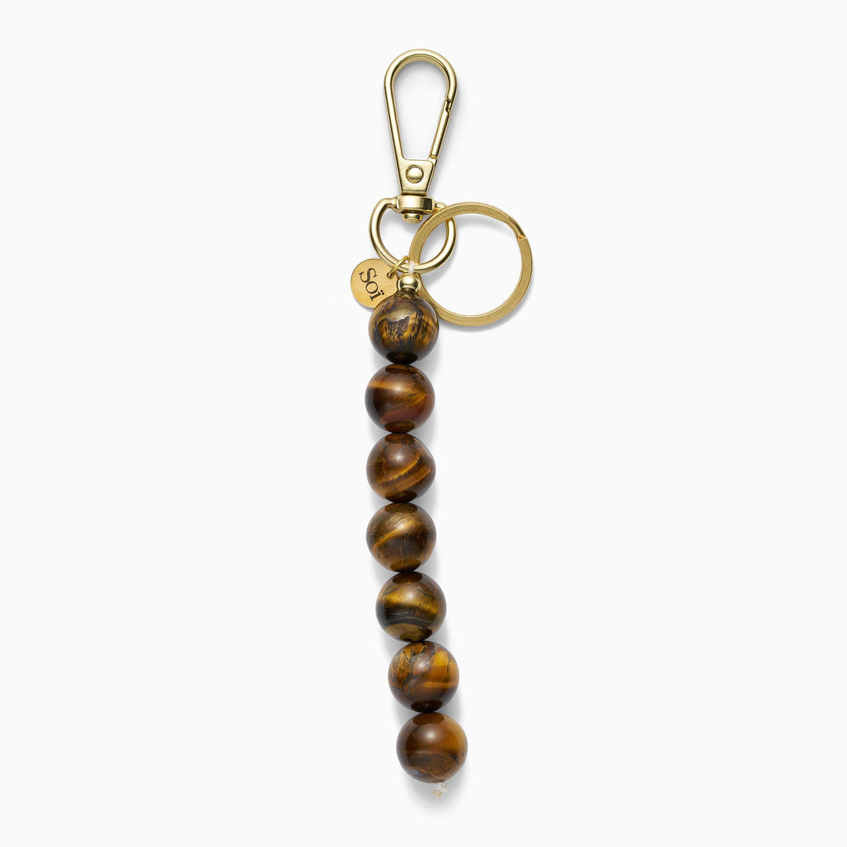 Cali Tiger Eye Keychain