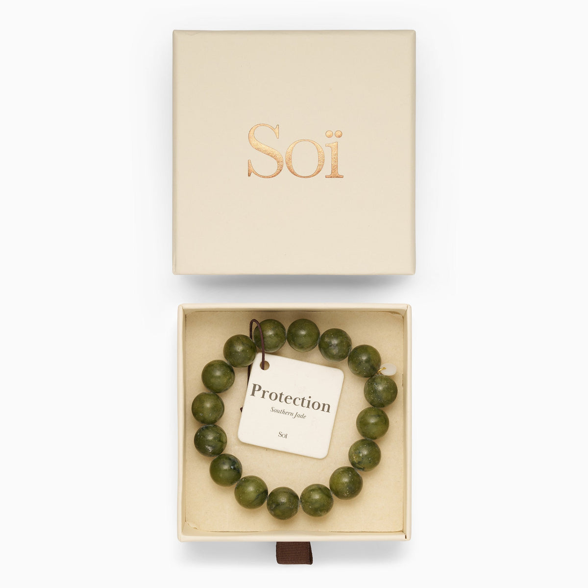 Chunky Southern Jade Stretch Bracelet