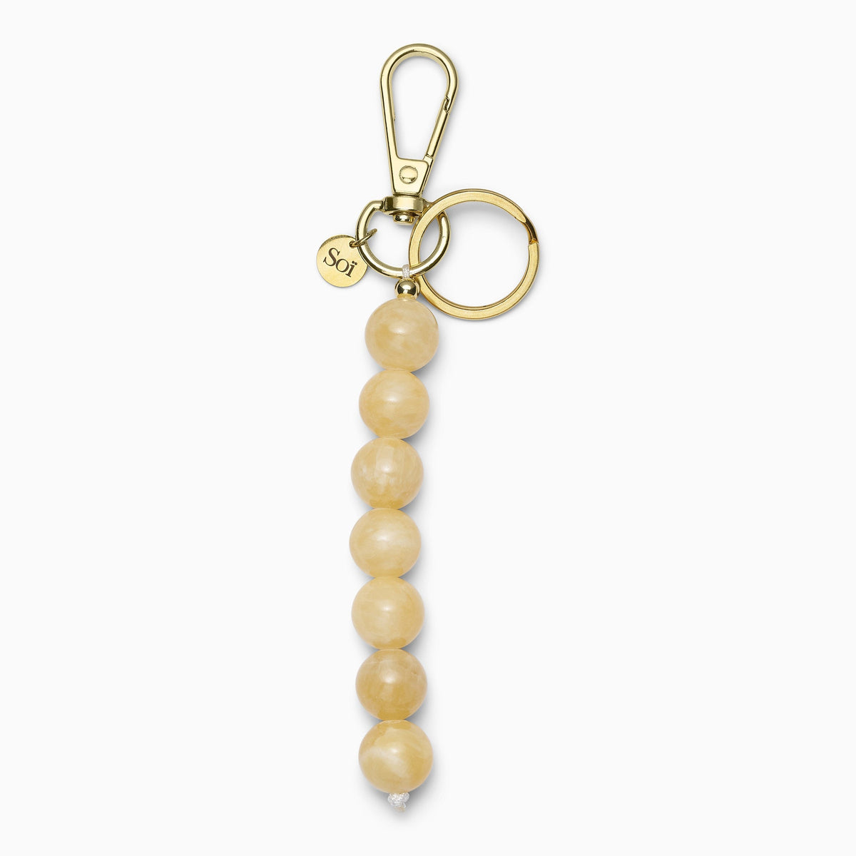 Cali Yellow Jade Keychain