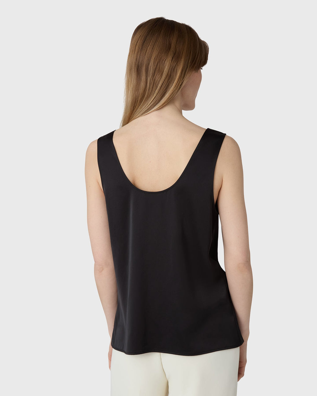 The Scala Satin Tank Top