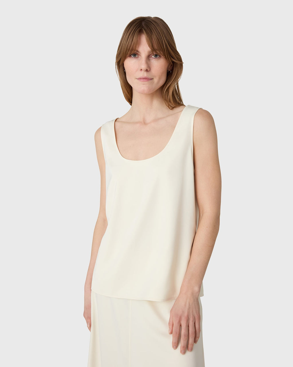 The Scala Satin Tank Top
