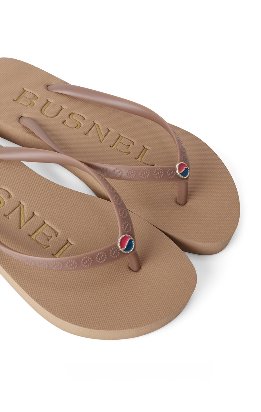 Vivi Flip Flop Tan/Gold