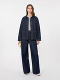 Authentic denim shacket - NAVY