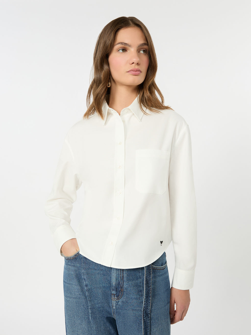 Cotton Oxford shirt