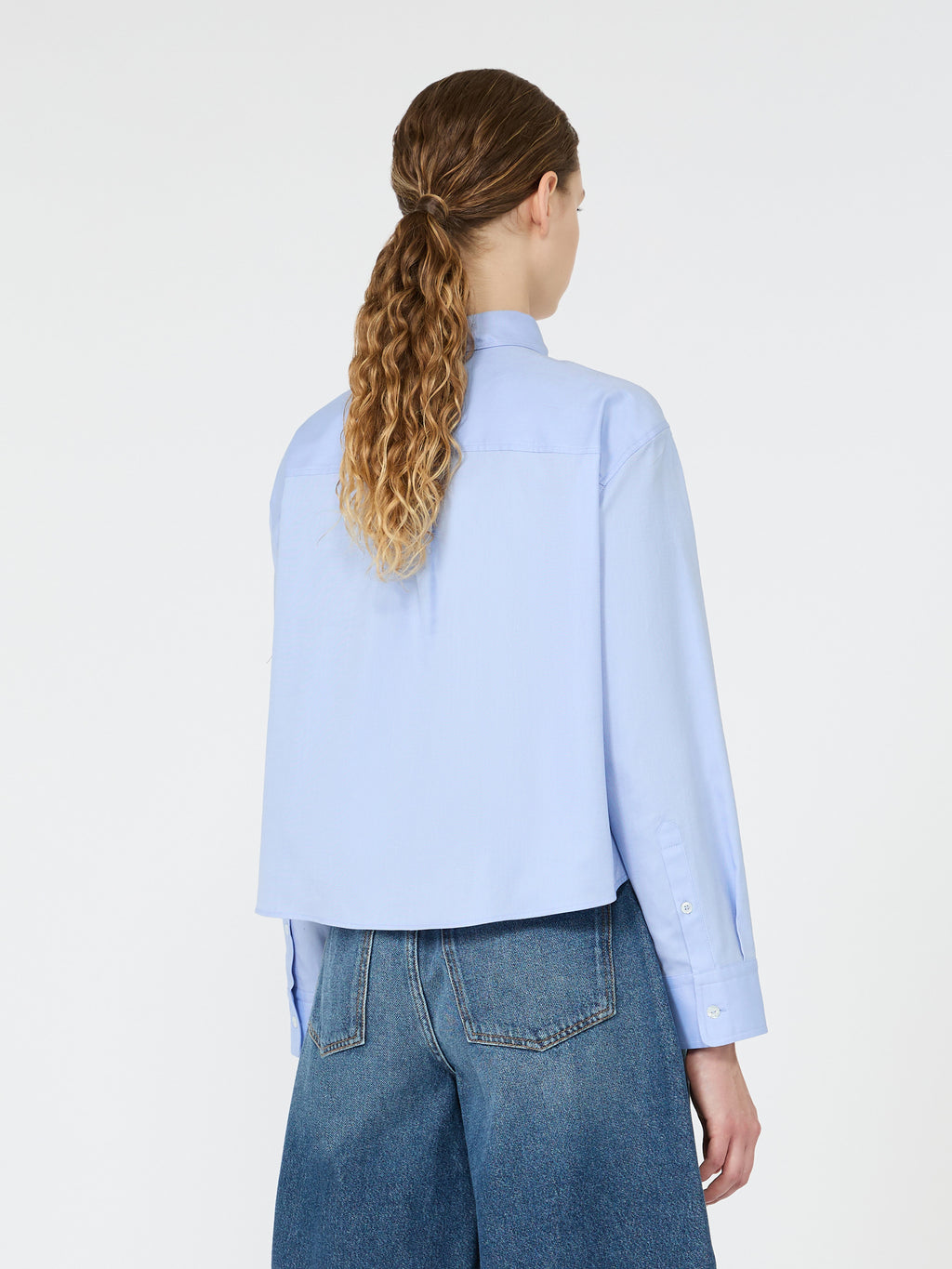 Cotton Oxford shirt - LIGHT BLUE