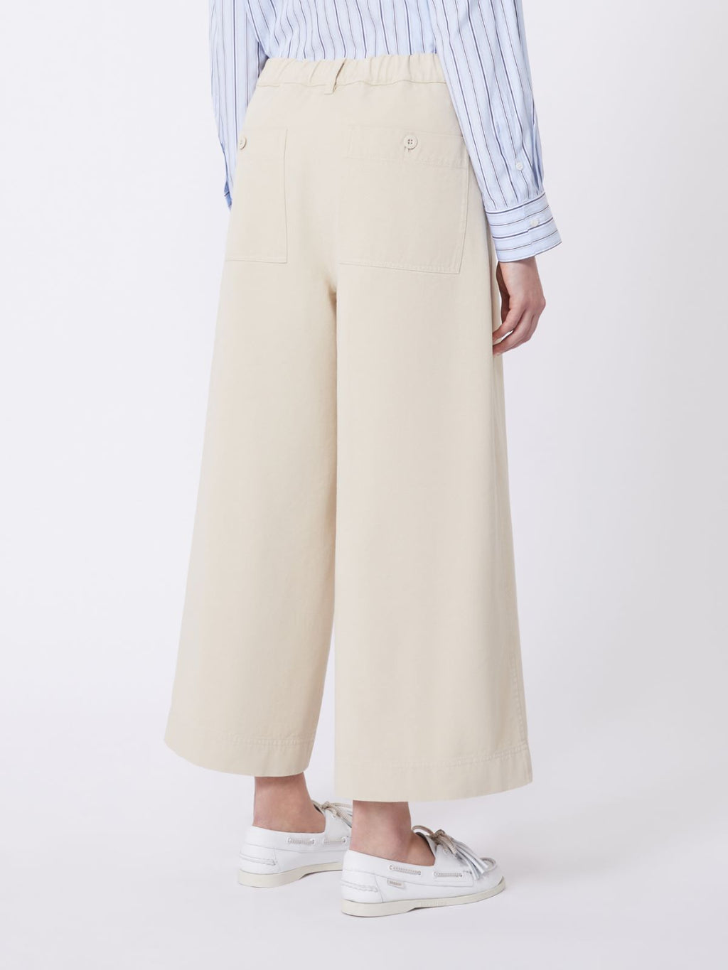Cotton drill trousers - SAND
