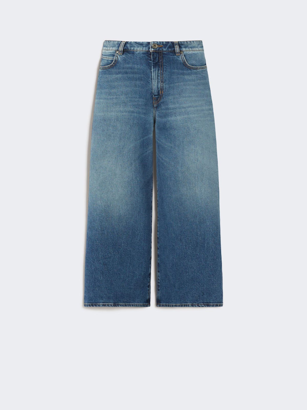 Flared comfortable denim jeans - NAVY